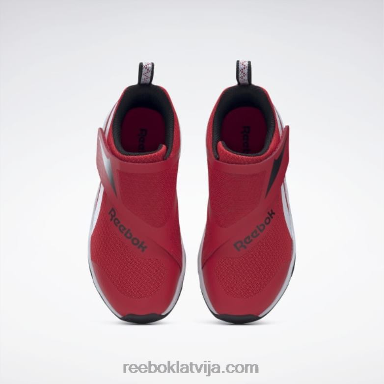 vienādi piemēroti apavi - pirmsskolas bērni 0T4641434 Reebok vektors red/core black/ftwr white
