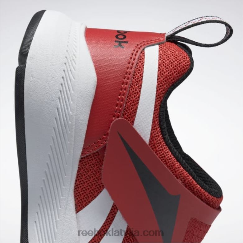 vienādi piemēroti apavi - pirmsskolas bērni 0T4641434 Reebok vektors red/core black/ftwr white