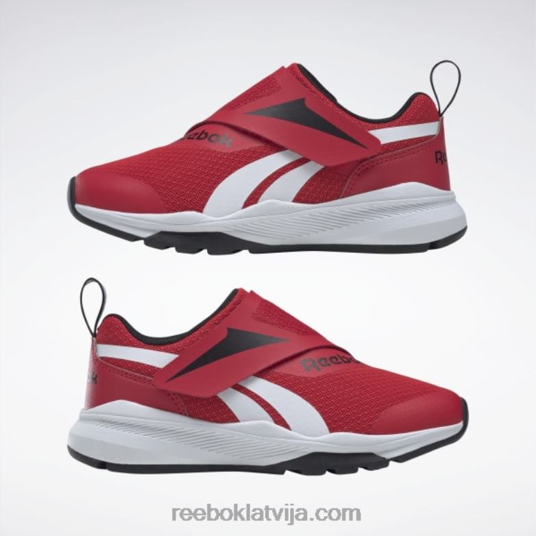 vienādi piemēroti apavi - pirmsskolas bērni 0T4641434 Reebok vektors red/core black/ftwr white