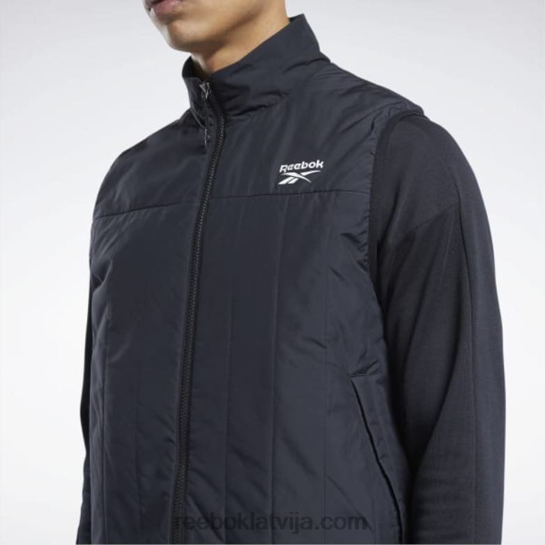 virsdrēbes viegla polsterēta veste vīriešiem 0T4641174 Reebok melns