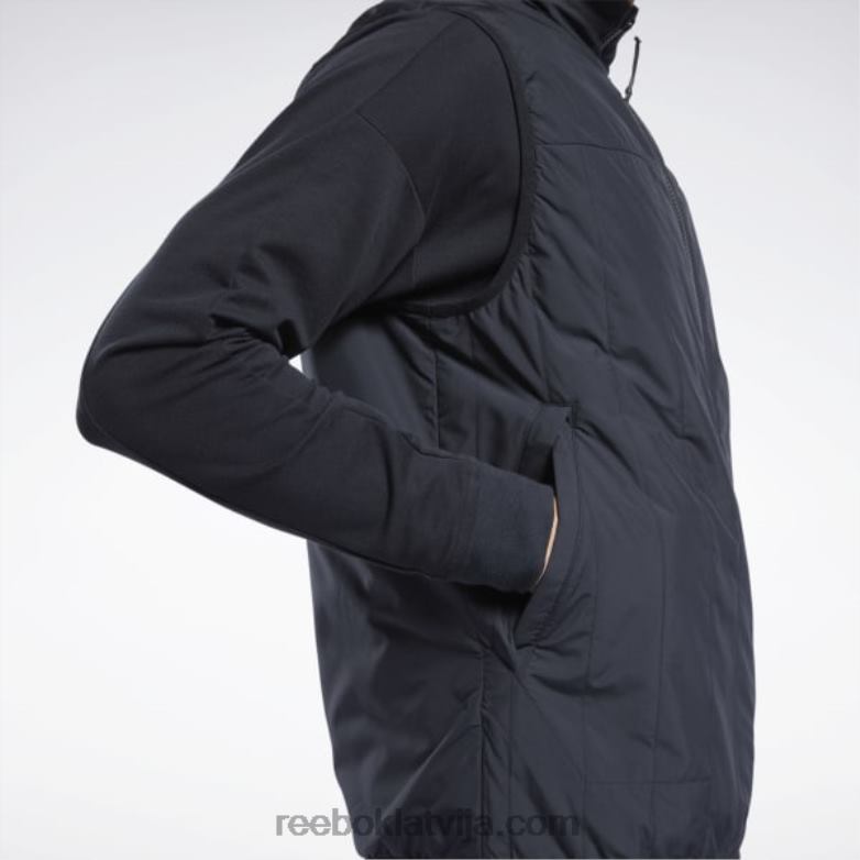 virsdrēbes viegla polsterēta veste vīriešiem 0T4641174 Reebok melns