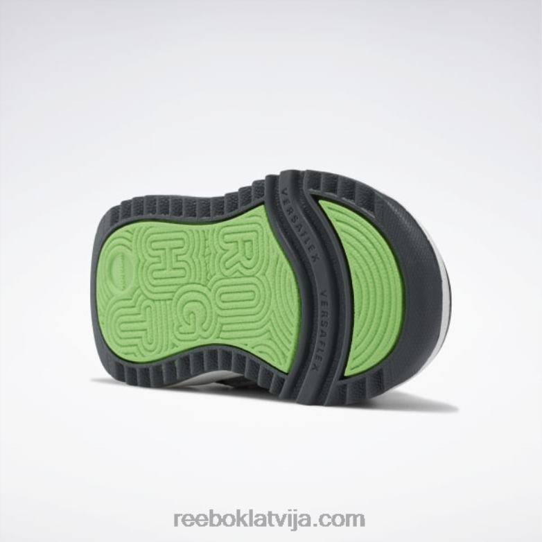 weebok aizdares zemie apavi - toddler bērni 0T4641386 Reebok tīri pelēka 4/tīri pelēka 7/saules skābe dzeltena