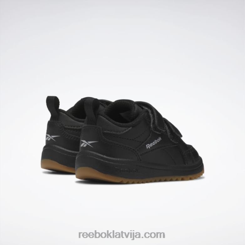weebok aizdares zemie apavi - toddler bērni 0T4641431 Reebok kodols melns/tīri pelēks 3