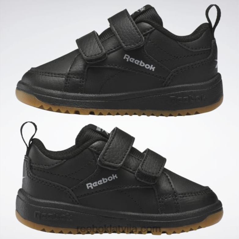 weebok aizdares zemie apavi - toddler bērni 0T4641431 Reebok kodols melns/tīri pelēks 3