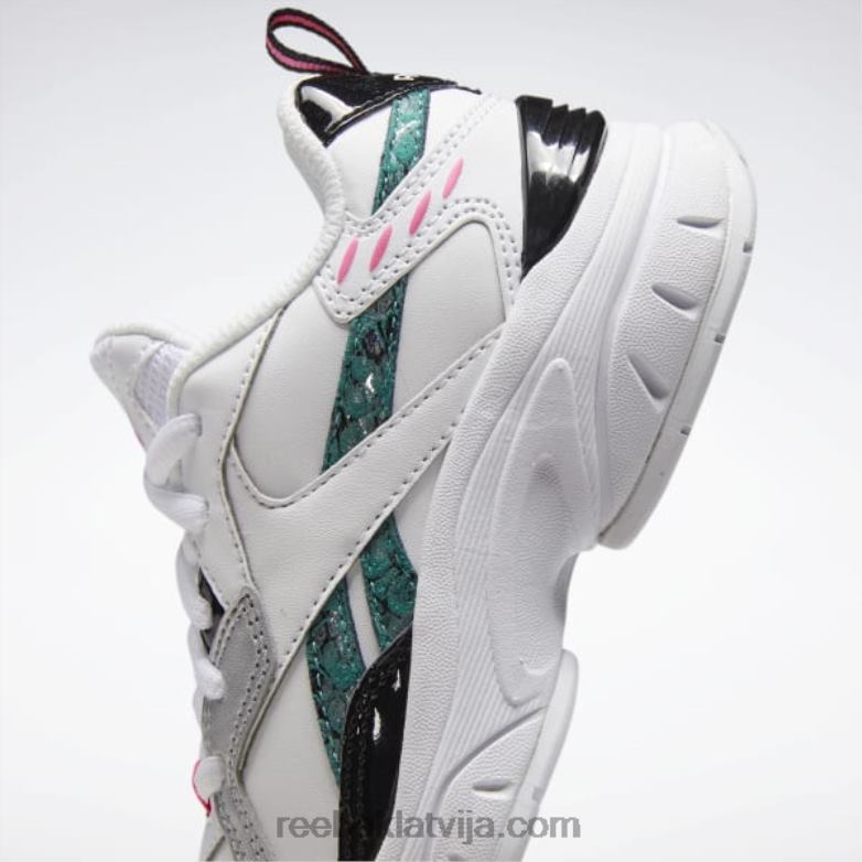 xeona apavi - pirmsskola bērni 0T4641454 Reebok balts/melns/pilnīgi zilgans