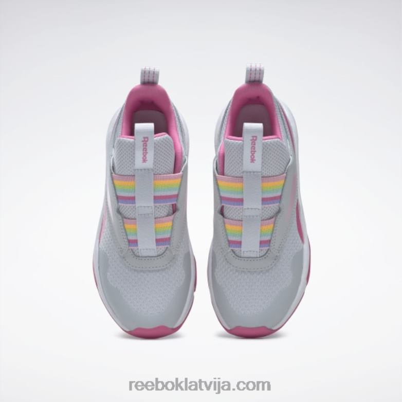 xt sprintera uzvelkami apavi - pirmsskolas vecuma bērniem bērni 0T4641439 Reebok tīri pelēks 2/īsts rozā/ftwr balts