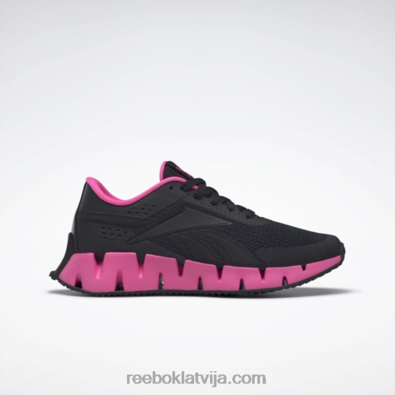 zig dynamica 2 apavi - klases skola bērni 0T4641371 Reebok kodols melns/atomrozā