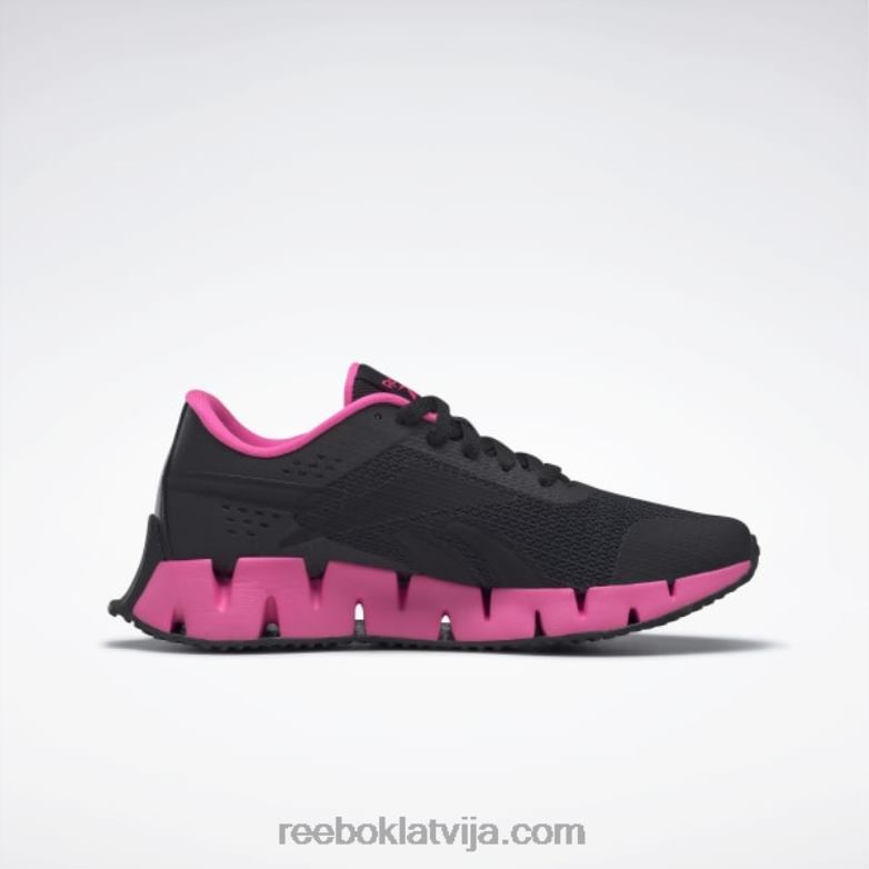 zig dynamica 2 apavi - klases skola bērni 0T4641371 Reebok kodols melns/atomrozā