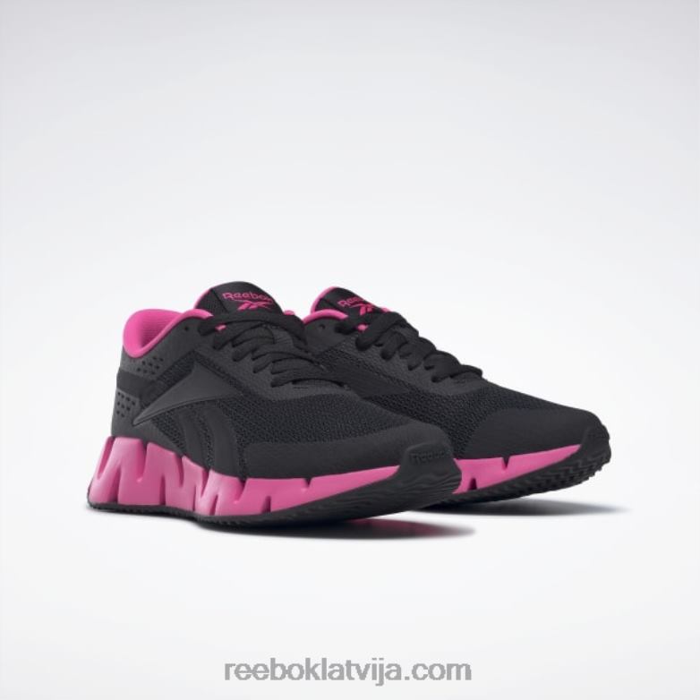 zig dynamica 2 apavi - klases skola bērni 0T4641371 Reebok kodols melns/atomrozā