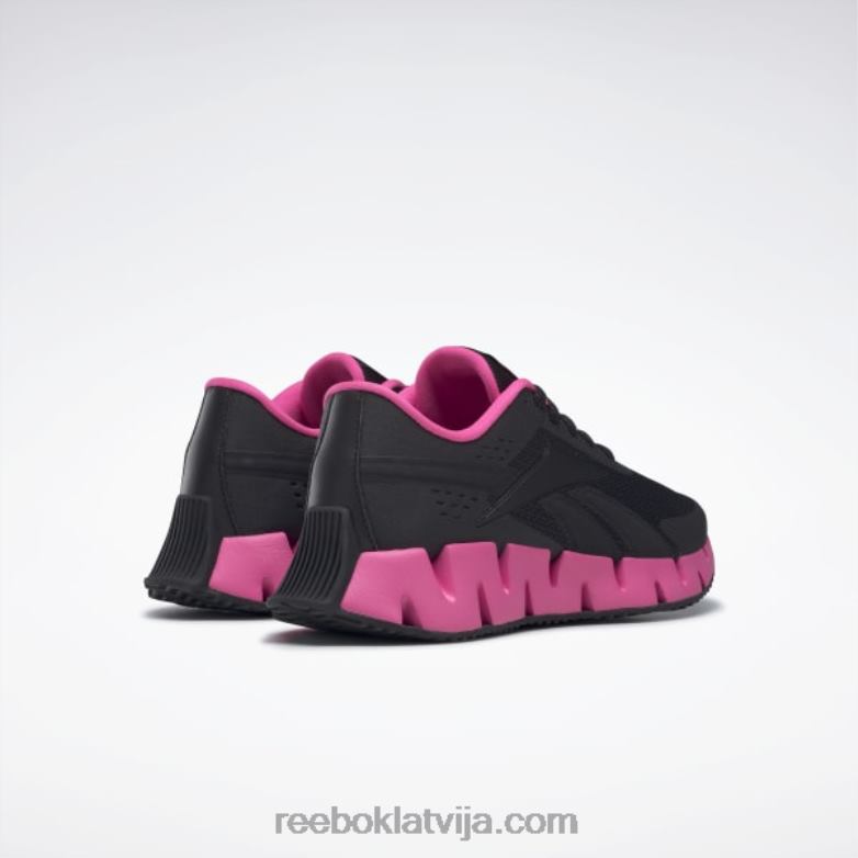 zig dynamica 2 apavi - klases skola bērni 0T4641371 Reebok kodols melns/atomrozā