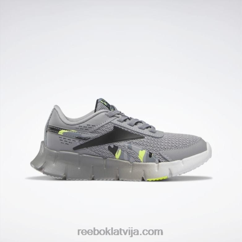 zig dynamica 2 apavi - pirmsskolas bērni 0T4641382 Reebok auksti pelēks 4/core melns/skābi dzeltens