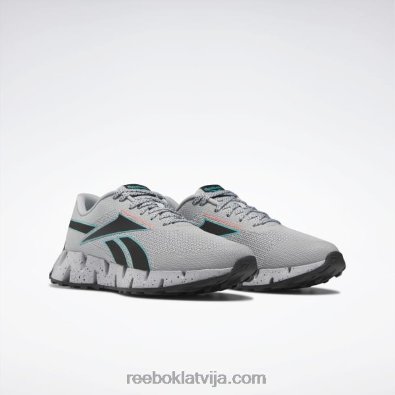 zig dynamica 2 piedzīvojumu vīriešu apavi0T4641158 Reebok tīri pelēks 3/klasisks zilganza/oranža uzliesmojums