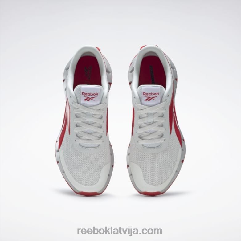 zig dynamica 2 vīriešu apavi0T4641076 Reebok tīri pelēks 1/vektors sarkans/tīri pelēks 2