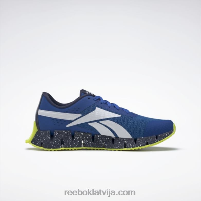 zig dynamica 2 vīriešu apavi0T4641333 Reebok vektors zils/vektors navy/acid dzeltens