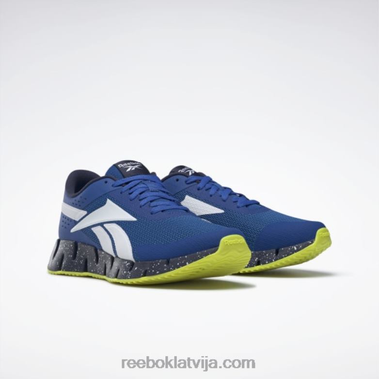 zig dynamica 2 vīriešu apavi0T4641333 Reebok vektors zils/vektors navy/acid dzeltens