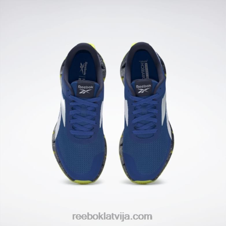 zig dynamica 2 vīriešu apavi0T4641333 Reebok vektors zils/vektors navy/acid dzeltens
