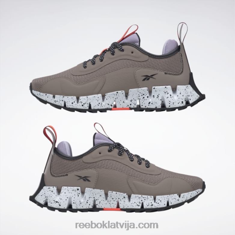 zig dynamica piedzīvojumu sieviešu apavi0T46444 Reebok taupe/purple oasis/ftwr white