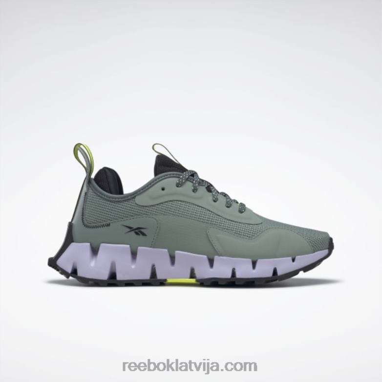 zig dynamica piedzīvojumu sieviešu apavi0T46471 Reebok harmonija zaļa/core melna/violeta oāze