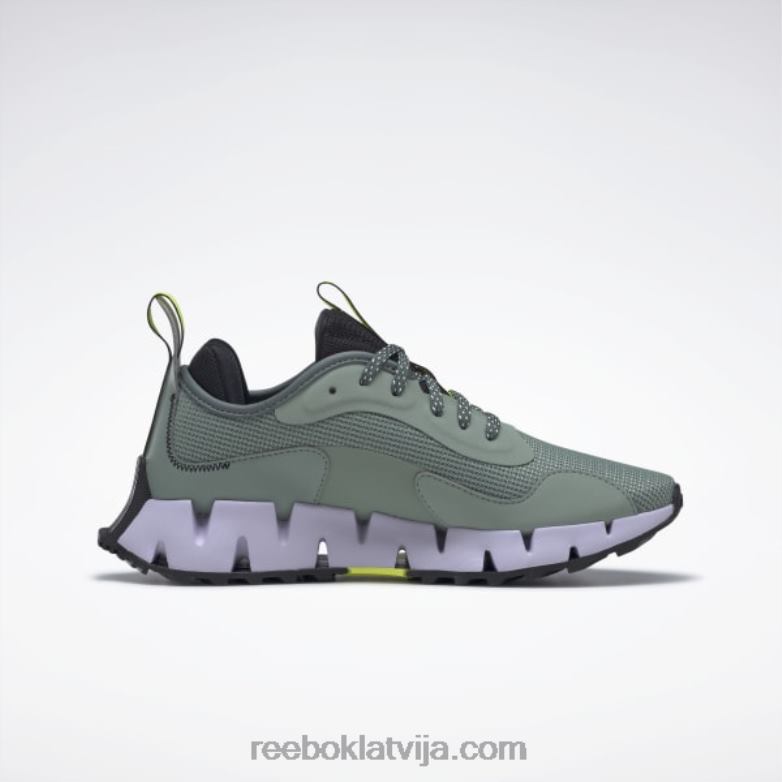zig dynamica piedzīvojumu sieviešu apavi0T46471 Reebok harmonija zaļa/core melna/violeta oāze