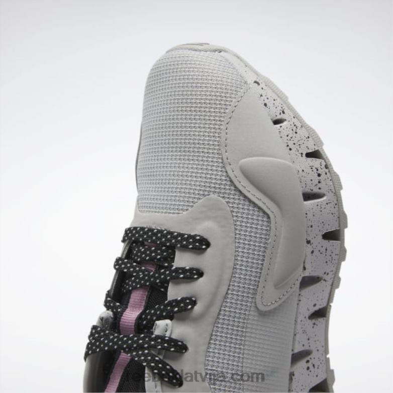 zig dynamica piedzīvojumu sieviešu apavi0T46484 Reebok tīri pelēks 3/lepni rozā/melns kodols