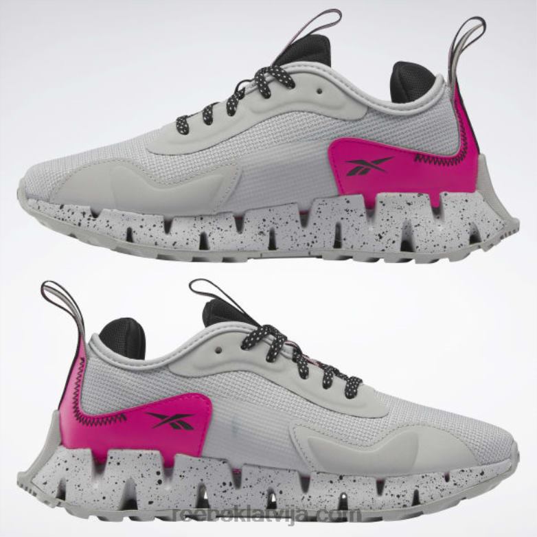 zig dynamica piedzīvojumu sieviešu apavi0T46484 Reebok tīri pelēks 3/lepni rozā/melns kodols