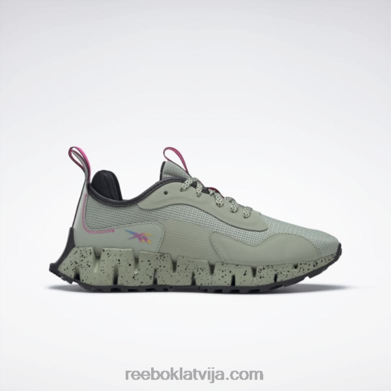 zig dynamica piedzīvojumu sieviešu apavi0T46492 Reebok mistiski pelēks/core melns/atomrozā