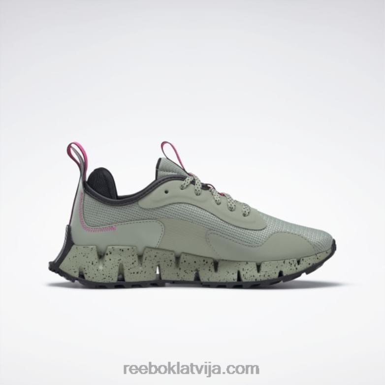 zig dynamica piedzīvojumu sieviešu apavi0T46492 Reebok mistiski pelēks/core melns/atomrozā