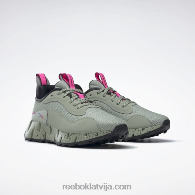 zig dynamica piedzīvojumu sieviešu apavi0T46492 Reebok mistiski pelēks/core melns/atomrozā