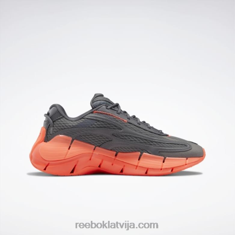 zig kinetica 25 apavi sievietes 0T464219 Reebok tīri pelēks 6/tīri pelēks 7/oranžs uzliesmojums