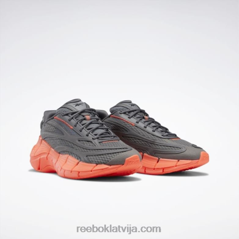 zig kinetica 25 apavi sievietes 0T464219 Reebok tīri pelēks 6/tīri pelēks 7/oranžs uzliesmojums