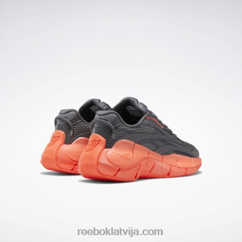 zig kinetica 25 apavi sievietes 0T464219 Reebok tīri pelēks 6/tīri pelēks 7/oranžs uzliesmojums