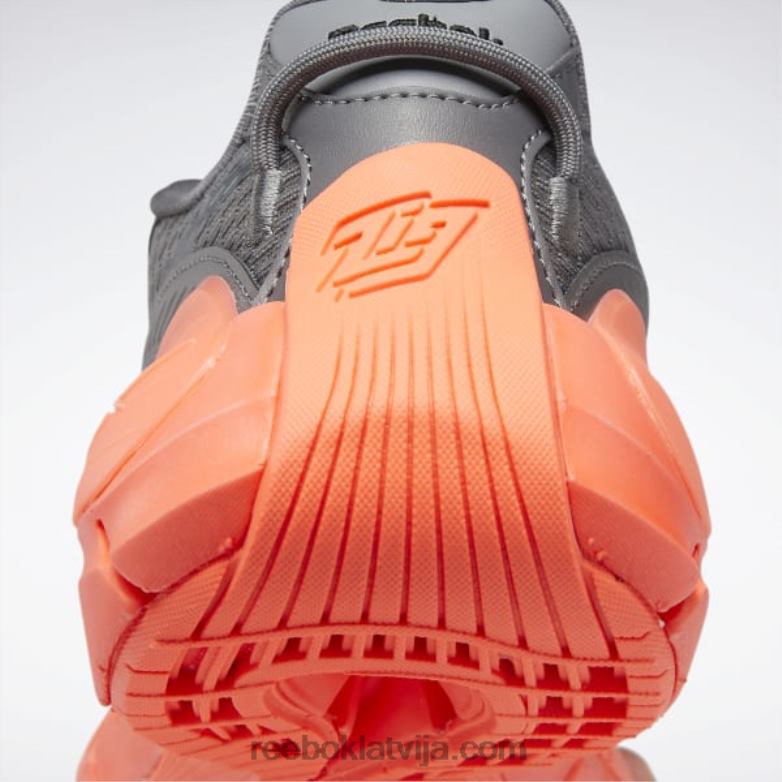 zig kinetica 25 apavi sievietes 0T464219 Reebok tīri pelēks 6/tīri pelēks 7/oranžs uzliesmojums