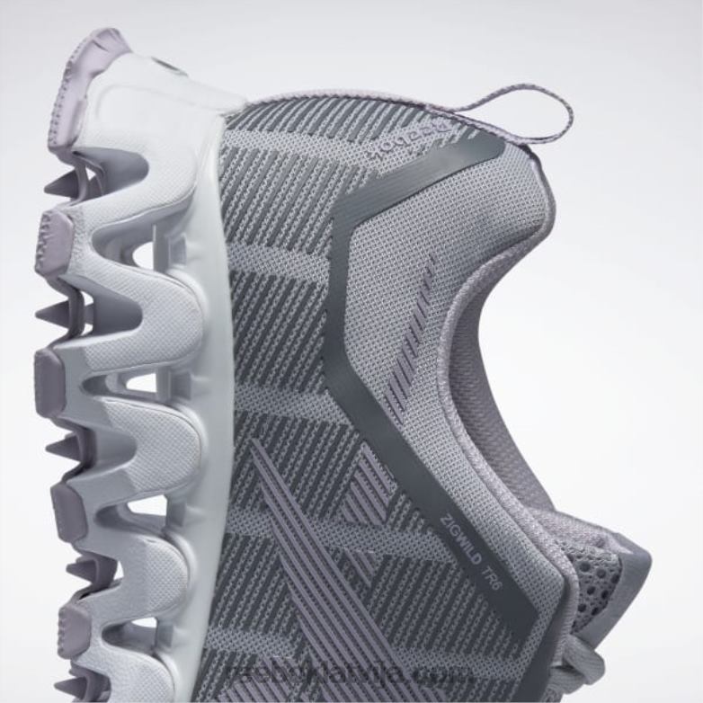 zigwild trail 6 sieviešu apavi0T464278 Reebok tīri pelēka 3/violeta oāze