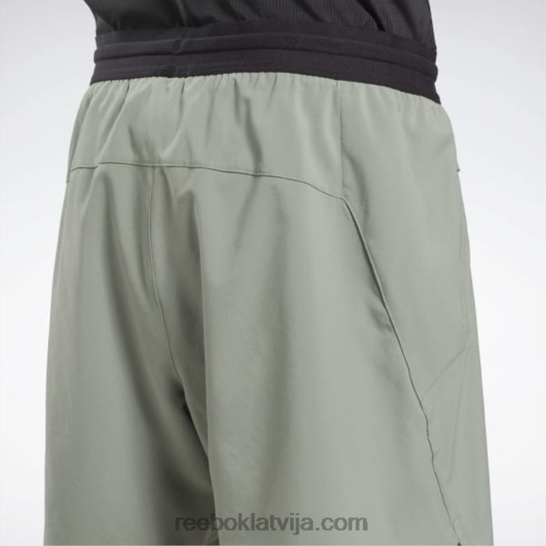ātruma 30 šorti vīriešiem 0T4641249 Reebok harmonija zaļa