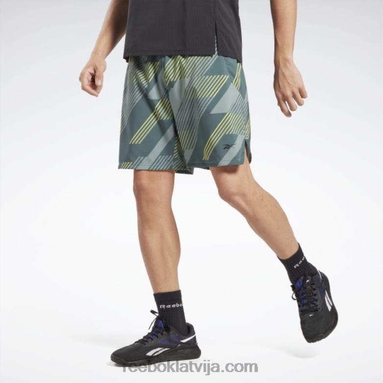 ātruma 30 šorti vīriešiem 0T4641301 Reebok krīta zaļa