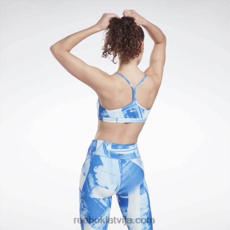 šaurs sporta krūšturis sievietes 0T464999 Reebok tiesa zila